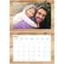 Fotokalender A4 doppelt (30 x 40 cm) — Holzhintergründe [Februar]