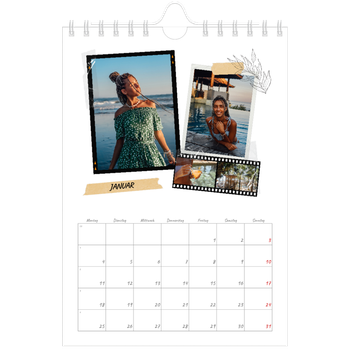 Fotokalender A5 — Scrapbook-Flair