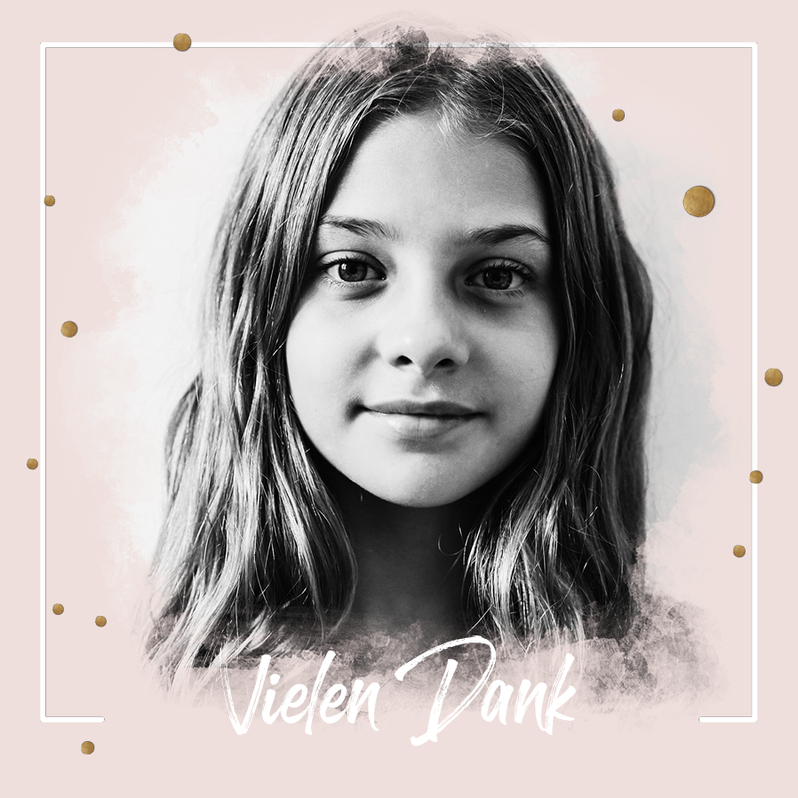 Dankeskarten — Pastell