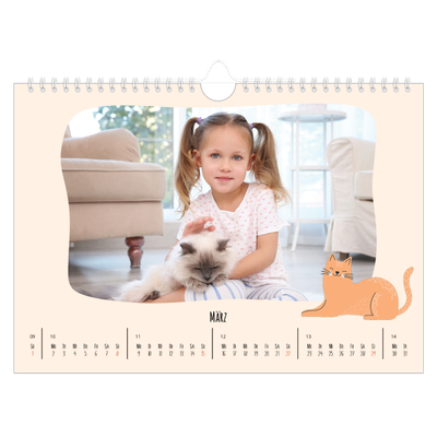 Fotokalender A4 — Katzen und Kritzeleien [Marsch]