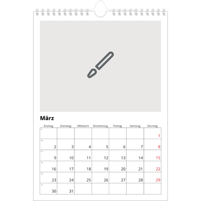 Fotokalender A4 (20 x 30 cm) — Gestalte deine eigenen Produkte [Marsch]