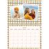 Fotokalender A4 doppelt (30 x 40 cm) — Retro-Muster [Januar]