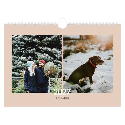 Fotokalender A4 — Überlappender Text [deckblatt]