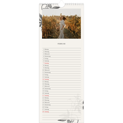 Küchenkalender  — Tinte und Efeu [Februar]