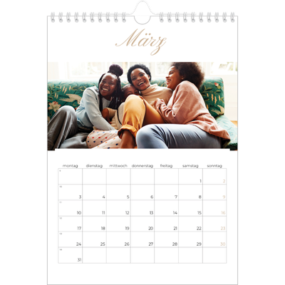 Fotokalender A4 (20 x 30 cm) — Eleganter Kalender [Marsch]
