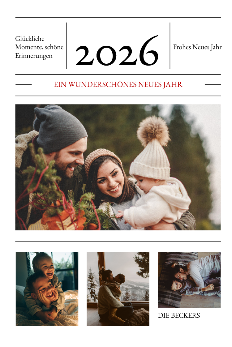 Fotokarten — Neujahrsvorsätze