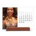 Tischkalender mit Holzfuß Querformat  — Monat [April]
