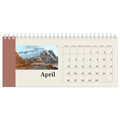 Tischkalender — Sehenswürdigkeiten der Welt [April]