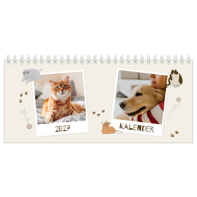 Tischkalender — Verspieltes Kätzchen [deckblatt]