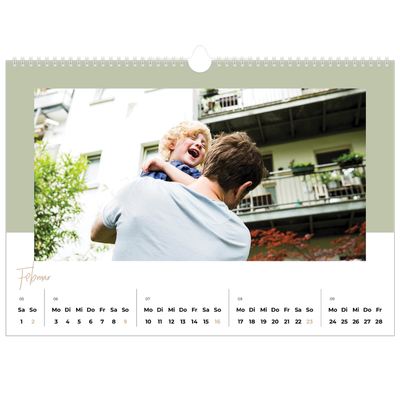 Fotokalender A3 — Erdige Töne [Februar]