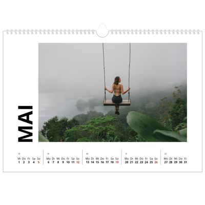 Fotokalender A3 — Weißer Rahmen [deckblatt]