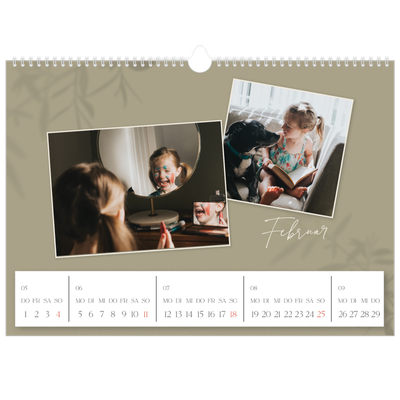 Fotokalender A3 — Warme Erdtöne [Februar]