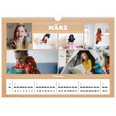 Fotokalender A3 — Magazinstil [Marsch]