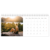 Tischkalender — Einfacher Serif [Januar]
