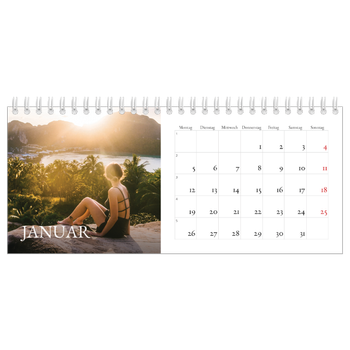 Tischkalender — Einfacher Serif