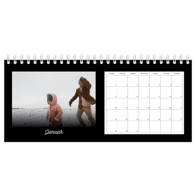 Tischkalender — Schwarzes [Januar]