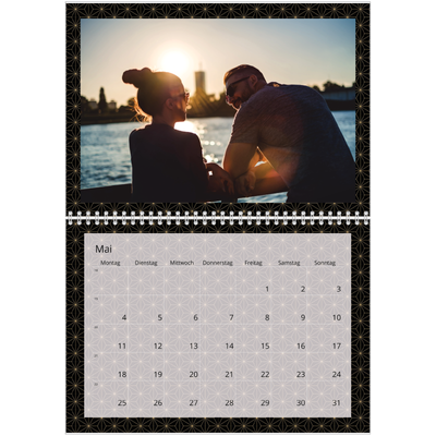 Fotokalender A4 doppelt (30 x 40 cm) — Geometrisch [deckblatt]