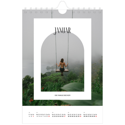 Fotokalender A5 — Der offene Bogen [Januar]