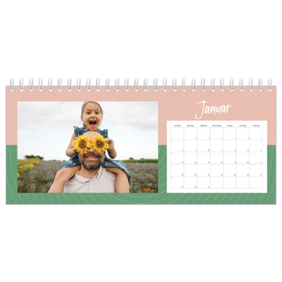 Tischkalender — Farben und Muster [Januar]