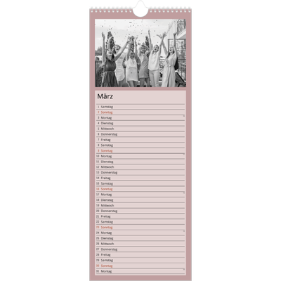 Küchenkalender  — Nordische Farben [Marsch]