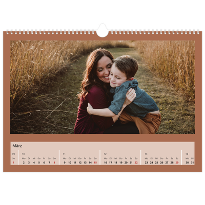 Fotokalender A3 — Erdtöne [Marsch]