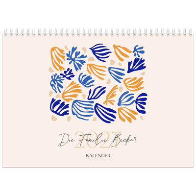 Fotokalender A4 doppelt (30 x 40 cm) — Verspielte Korallen [deckblatt]