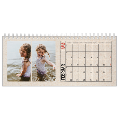 Tischkalender — Stempeleffekt [Februar]