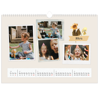 Fotokalender A3 — Vintage Scrapbook [Marsch]
