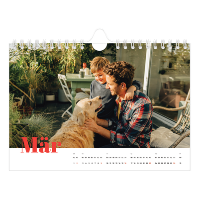 Fotokalender A5 — Kräftige Farben [Marsch]