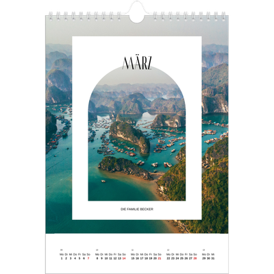 Fotokalender A4 (20 x 30 cm) — Der offene Bogen [Marsch]