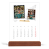 Tischkalender mit Holzfuß Hochformat  — Scrapbook-Flair [deckblatt]