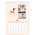 Fotokalender A4 (20 x 30 cm) — Hunde und Kritzeleien [Marsch]