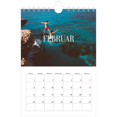 Fotokalender A5 — Endloses Entfliehen [Februar]