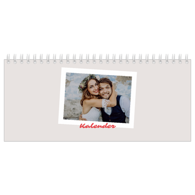 Tischkalender — Karminrote Signatur [deckblatt]
