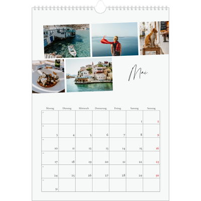 A3 Jahreskalender — Städtereise [Mai]