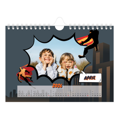 Fotokalender A5 — Comic-Buch [April]
