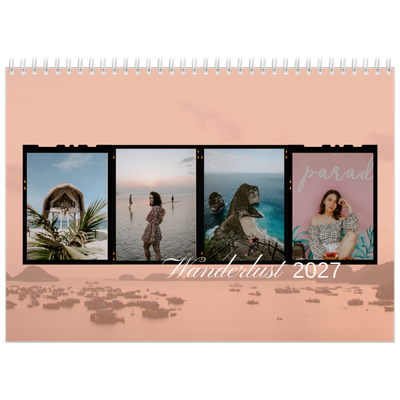 Fotokalender A4 doppelt (30 x 40 cm) — Wanderlust [deckblatt]