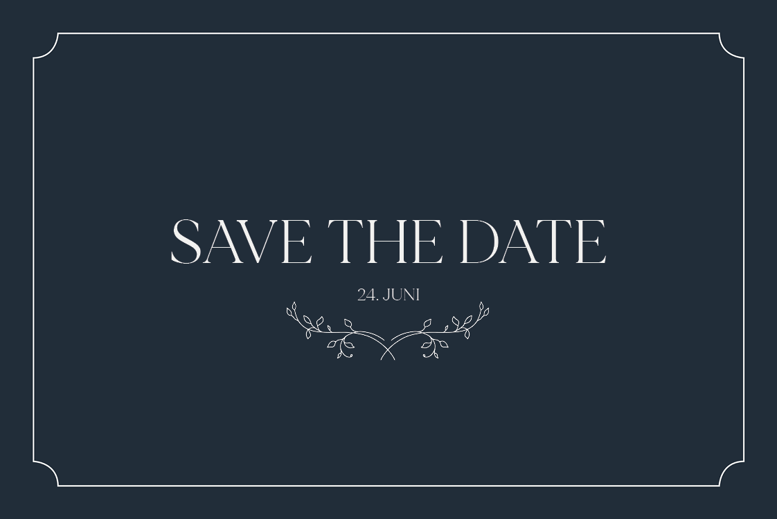Save the date — Elegante Reise