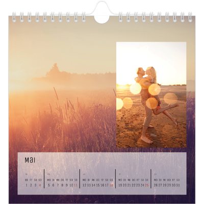 Jahreskalender Quadratisch — Mutter Natur [deckblatt]