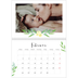 Fotokalender A4 doppelt (30 x 40 cm) — Blumen-Illustrationen [Februar]