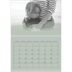Fotokalender A4 doppelt (30 x 40 cm) — Zartgrüner Farbverlauf [Marsch]