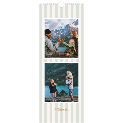 Küchenkalender  — Schrift und Streifen [deckblatt]