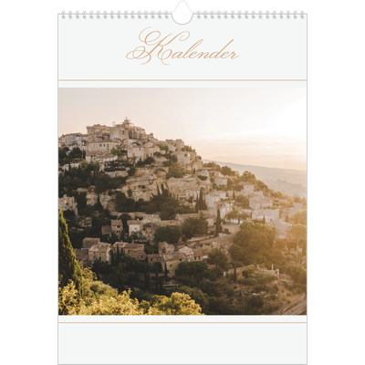 A3 Jahreskalender — Goldschrift Banner [deckblatt]