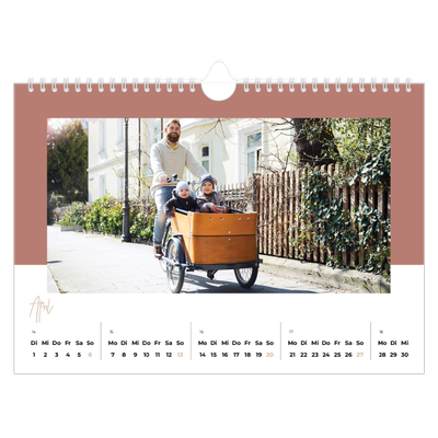 Fotokalender A4 — Erdige Töne [April]