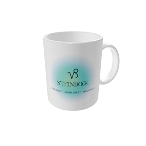 Tasse bedrucken — Astrologie Farbverlauf – Steinbock