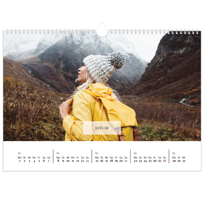 Fotokalender A3 — Klassischer Kalender [Januar]