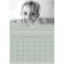 Fotokalender A4 doppelt (30 x 40 cm) — Zartgrüner Farbverlauf [Mai]