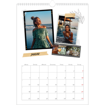 Fotokalender A3 — Scrapbook-Flair