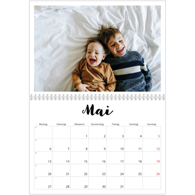 Fotokalender A4 doppelt (30 x 40 cm) — Handgeschrieben [deckblatt]
