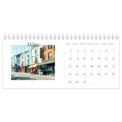 Tischkalender — Mein Reisebericht [Marsch]